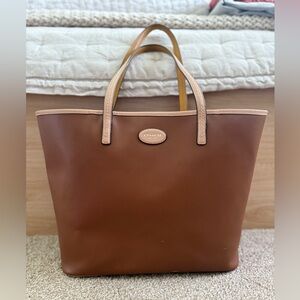 Authentic Coach Metro British Tan Large Tote Bag